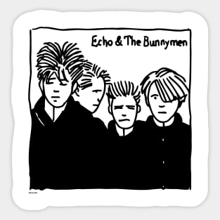 echo and bunnymen Sticker
